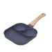 WIPPWER Saucepan Frying Pot Pan Steak Egg Pancake Thickened Omelet Pan Wooden Handle Pan for Kitchen Utensils Wok