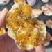 Natural 1 Piece of Natural Citrine Crystal Cluster Hedgehog Yellow Quartz Stone Hedgehog Ment Gift ningxiao - Buy Online on GoSupps.com