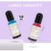 HTVRONT Candle Dye Set - 24 Assorted Colors for Candle Making | 0.35oz Liquid Dye for Soy Wax, Beeswax, Gel, Palm Wax | Safe & Natural Coloring Solution - Buy Online on GoSupps.com