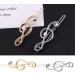 4x Dainty Hairpin Clip Music Note Hair Snap Clamp Womens Girls Headwear - Buy Online on GoSupps.com