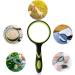 Wapodeai 4X Handheld Magnifying Glass with 75mm Large Lens for Seniors and Kids - Non-Slip Rubber Handle for Reading and Hobbies - Buy Online on GoSupps.com