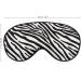 Black and White Zebra Sleep Mask for Women | Adjustable Eye Shades Cover with Elastic Strap - Best Sleep Aid - Buy Online on GoSupps.com