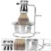PopetPop Barts Branch Bristle Razor Brush Set - Stainless Steel Shaving Shell & Travel Soap Box - Rustproof Shaving Essentials for Men - Buy Online on GoSupps.com
