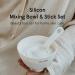 ONE THING Modeling Mask Mixing Bowl & Silicone Stick White | Facial Tool Kit for Clay, Mud & Peel Off Mask | Reusable Spatula & Large Size Cup | Korean Skin Care - Buy Online on GoSupps.com