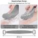 Extra Long Silicone Back Brush - 90cm Durable Shower Scrubber for Deep Clean | Soft & Effective Body Brush for Men & Women (Gray) - Buy Online on GoSupps.com