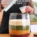 Sions Clear Glass Rice Dispenser Grain Storage Bucket with Sealing Lid Multifunctional Flour And Grain Container Creative Glass Food Storage Container 6kg - Buy Online on GoSupps.com