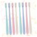 Clispeed Vegan Organic Coal Toothbrush Set - 6 Boxes of 8Tlg Bio Toothbrushes for Household & Travel Cleaning - Buy Online on GoSupps.com