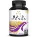 VALI Hair Strong Health & Growth Vitamins with Biotin  Keratin & Collagen - 60 Veggie Capsules. Extra Strength Supplement for Stronger  Thicker  Fuller  Healthier Hair  Skin & Nails. for Women & Men