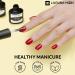3-in-1 Gel Base and Top Coat Set for DIY Nail Art - Matte, Glossy No Wipe Finish - 8ml Soak Off UV LED Varnish - Nail Manicure Textures Kit - Buy Online on GoSupps.com