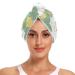 Frogs Flowers Hair Towel 2 Pack Super Absorbent Hair Drying Towel Quick Dry Hair Turbans Head Towel with Button Twisty Wrap for Women Girls