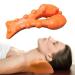 Trapezius trigger point massager back extension neck pillow for neck and shoulder relaxation-upper back massage point tmj pain relief cervical vertebrae levator pain (a)