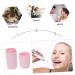 Portable Toothbrush Storage Box - Tovinanna Multi-Purpose Travel Cup & Case | Pink Toothbrush Holder 20.5x6cm - Ideal for On-the-Go Hygiene - Buy Online on GoSupps.com