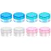 Ointment trick 8 pieces 5g of cream can empty 4 colors jar refillable jar with lid sample pots cream intensity for filling for creams lotions samples cosmetics lip balm