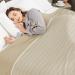 Guohaoi Cooling Blanket (90"x108"King Size) for Hot Sleepers Absorbs Heat to Keep Body Cool for Night Sweats 100% Oeko-Tex Certified Cool Fiber Breathable Comfortable All-Season. Beige 90" 108"