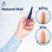 Herome Natural Nail Whitener Pink Glow 10ml - Whitens Tips & Corrects Yellow Stains | Alternative to Clear Nail Polish - Buy Online on GoSupps.com