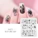 KADS Nail Stamping Plate Set - French Summer Flower Flamingo Rose Design with Stamper and Scraper - Buy Online on GoSupps.com