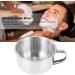 Anself Stainless Steel Shaving Bowl | Shaving Brush & Soap Bowl for Ultimate Grooming Experience - Buy Online on GoSupps.com