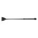 Huntley Equestrian Leather Jumping Bat Riding Crop Beautifully Crafted in England - Black - Leather Handle - 18" Inch