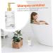 PRETYZOOM 1pc Simple Storage Decorative Bath Lovely Press-Type Liquids Shower Resin Supply Replacement Use White 19.00X7.00X7.00CM - Buy Online on GoSupps.com