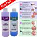 ican London Nail Gel Polish Prep & Wipe 250ml + Gel Remover With Acetone UV LED Polish Cleanser 250ml Combo Set - Buy Online on GoSupps.com