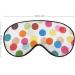 Colorful Dot Sleep Mask for Women | Adjustable Eye Shades Cover with Elastic Strap - Perfect for Travel & Relaxation - Buy Online on GoSupps.com