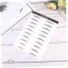 MAGICLULU 2 Pairs Eyebrow Sticker Black Makeup Adhesive Eyebrow Template Makeup Brishes Disposable 6d - Buy Online on GoSupps.com