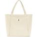 Moyaqi Canvas Tote Bag with Yoga Mat Carrier Pocket - Versatile Carryall for Office, Workout, Pilates, Travel, Beach, and Gym - Beige - Buy Online on GoSupps.com