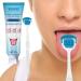 Fanelod tongue cleaner cleaning gel tongue cleaning gel with a brush 50 g tongue scraps for adults oral care removed bad breath tongue covering cleans bad breath for adults 1 set