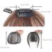 Glamza Clip In Fringe - Black Sideburns Bangs Hairpiece Topper - Buy Online on GoSupps.com