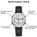 Shop Hearkent Atomic British English Speaking Watch for Blind & Visually Impaired | Stylish Silver & Black Design for Men & Women - Buy Online on GoSupps.com