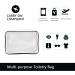 Clear Travel Toiletry Bag - Lightweight TSA Approved Transparent Cosmetic Pouch for Multipurpose Use - White (1 Pack) - Buy Online on GoSupps.com