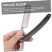 Minkissy Bart Wet Razor for Men | Rustproof Steel with Wooden Handle | Best Manual Shaving Razor for Smooth Grooming - Buy Online on GoSupps.com