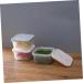 3pcs Cup Produce Container Kit Vegetables Storage Crisper Storage Box Refrigerator Ginger 1 - Buy Online on GoSupps.com