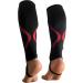 Unisex Calf Compression Sleeves for Running - 7mm Red L/XL | Footless Compression Socks for Muscle Support & Recovery - Buy Online on GoSupps.com
