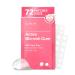 GLAM UP Hydrocolloid Blemish Pimple Zit Patches - Invisible Ultra Thin Spot Cover Stickers for Face and Skin Strong Water-proof and Adhesive Overnight Vegan-friendly (72 Count / 2 Sizes)