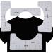 T-Shirt Alignment Tool Acrylic Ruler Guide for Vinyl & HTV Designs (Style B- 4PCS) - Buy Online on GoSupps.com