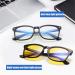 DYHQQ Anti-Blue Light Glasses - UV Blocking Computer & Gaming Glasses for Men & Women | Migraine Relief & Eye Strain Protection - Buy Online on GoSupps.com