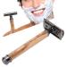 Ankroyu Men's Adjustable Beard Shaver - Double-Sided Manual Razor with Non-Slip Wooden Handle - Buy Online on GoSupps.com