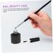  ARTSEWPLY 10 Pieces Bottle Nail Polish Nail Gel Builder Holder For Nail Polish Refillable Nail Polish DIY Nail Couture Gel Nail Polish Package Nail Bottles Para Plastic P.p Black - Buy Online on GoSupps.com
