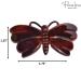 Parcelona French Cute Butterfly Tortoise Shell Brown Small Celluloid Hair Clip Barrettes Set for Women and Girls - Pack of 2 - Buy Online on GoSupps.com