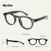 Opulize Rio Reading Glasses - Blue Light Filter Flattened Frame Spring Hinges - Unisex - B53-1 +2.50 Magnification - Dark Green Transparent - Buy Online on GoSupps.com