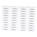 Mipcase 2 Pairs Black Makeup Simulation Eyebrow Sticker Artificial Eyebrow Patch Eyebrow Stickers 6d Hair 21.00X15.00X0.01CM Black