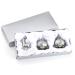 Mogoko Silver First Tooth and Curl Keepsake Box Set - Baby Teeth Fairy Keepsake Gift Box for Kids (Style #1) - Buy Online on GoSupps.com