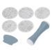 Uonlytech Nail Art Stamp Kit | Christmas Nail Plates & Clear Stampers | Stainless Steel 9x2.6cm | Assorted Colors for Manicure Decor - Buy Online on GoSupps.com