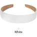 Tatuo 12 Pieces Satin Headbands 1 Inch White Wide Headbands No Teeth Non-slip Hair Band Hoop DIY Headband Accessories for Bridesmaids Women and Girl - Buy Online on GoSupps.com
