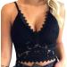 Women's Lace Wireless Camisole Bras - Oversized Crop Top Corset Bustier for Summer Parties - Buy Online on GoSupps.com
