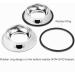 Legendog 3PCS Stainless Steel Pet Bowl Set with Non-Skid Base and Food Scoop - Multicolor - Buy Online on GoSupps.com