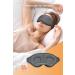 3D Light Blocking Sleep Mask - Contoured Comfort for Night Sleep, Travel, Yoga - Adjustable Strap - Grey - Buy Online on GoSupps.com