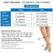 Buy Medical Compression Stockings for Men & Women 20-30 mmHg | Support for Varicose Veins & Circulation | Gradient Compression - Black XL - Buy Online on GoSupps.com