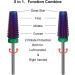 1pc Nail Polisher Nail Drill Tool Nail File Replacement Heads Grinding Head Bit Manicure Drill Bits Nails Drill Bits Manicure Drill Tool Purple Alloy Nail Tool Grinding Wheel - Buy Online on GoSupps.com
